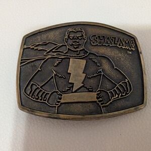 Vintage Shazam Belt Buckle